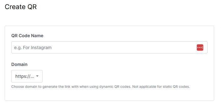 Create QR Codes