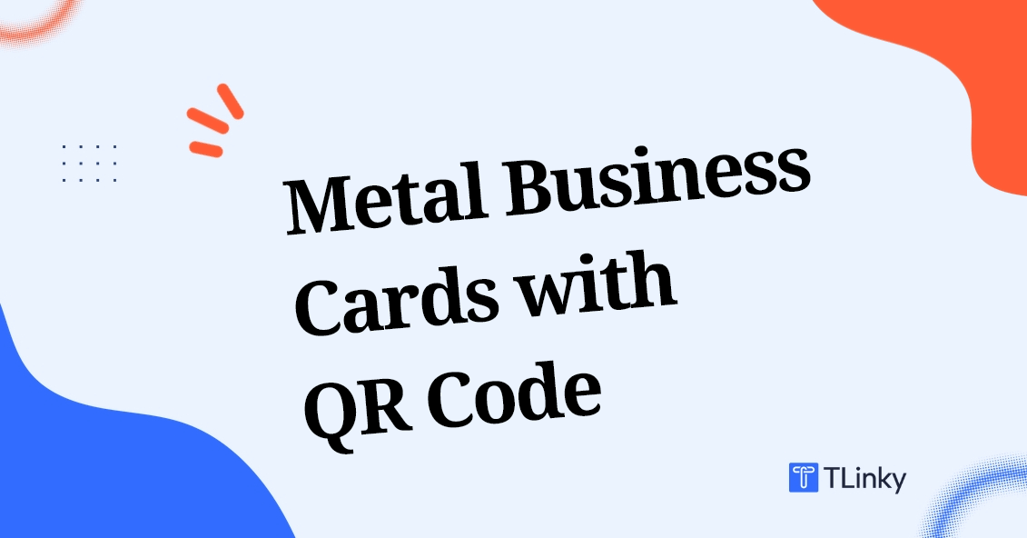 Metal Business Cards with QR Code