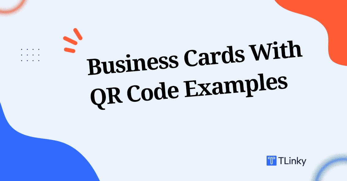 Business Cards with QR Code Examples