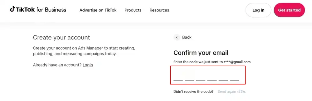 Confirm your email address