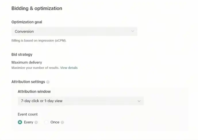 TikTok ads bid strategies