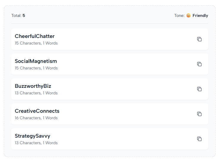 Free TikTok Username Generator