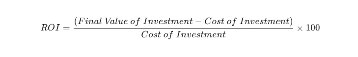 ROI Calculate Formula