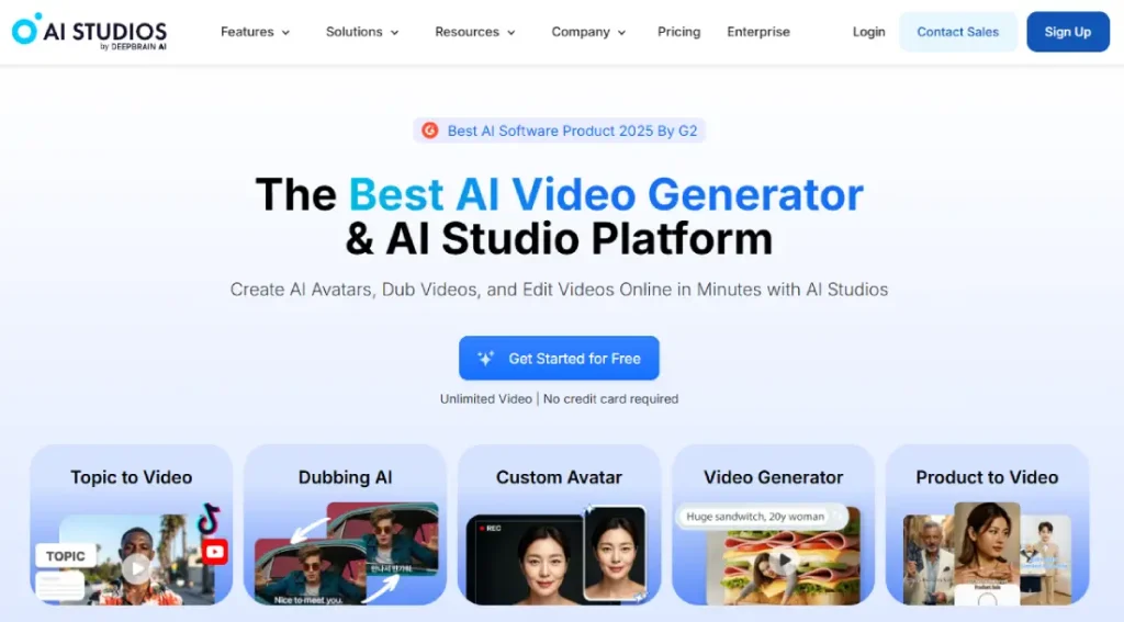 AI Studio by DeepBrain AI