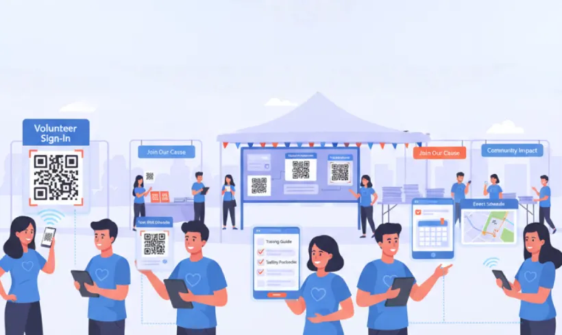 Simplify volunteer coordination and training with QR Codes