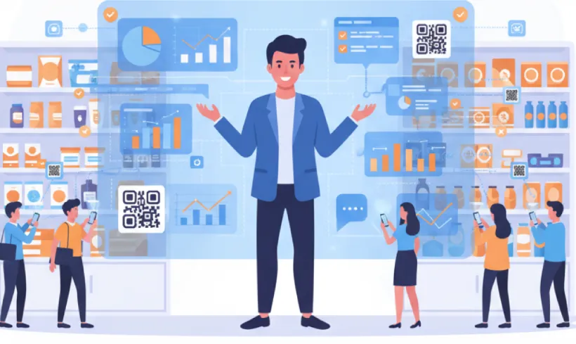 Track consumer scans and engagement using QR Code analytics for packaged goods