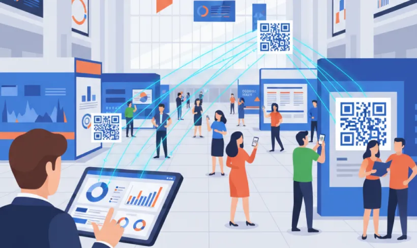 Track visitor engagement using QR Code analytics