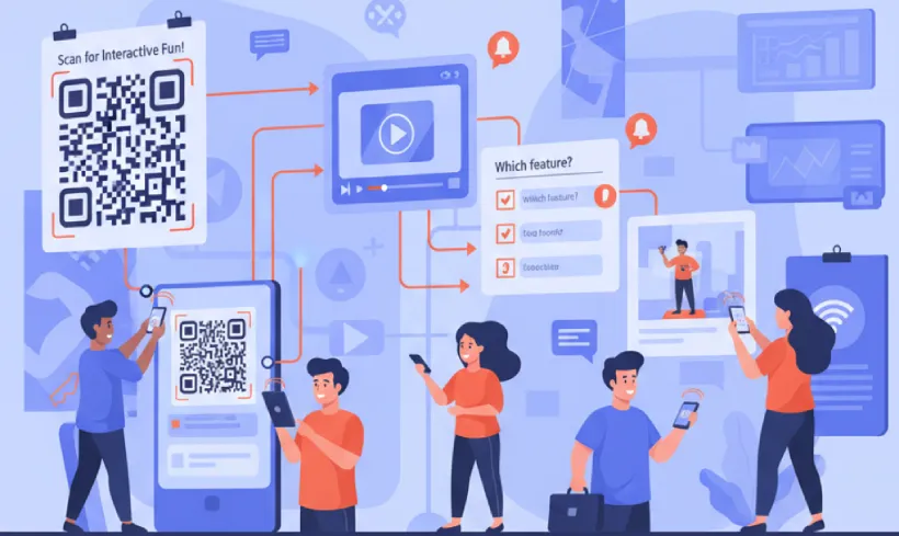 Engage audiences with interactive QR Code content