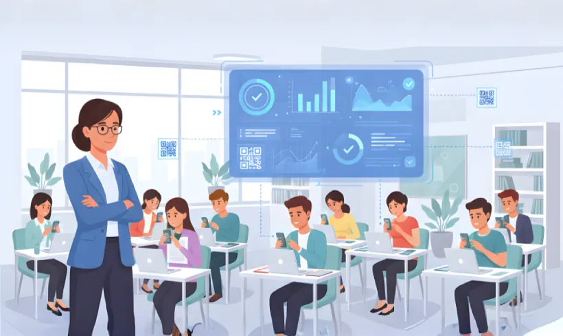 Track student engagement and material usage with QR Code analytics in education