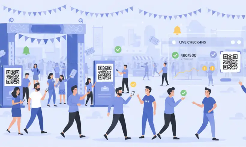Simplify event check-ins using QR Codes