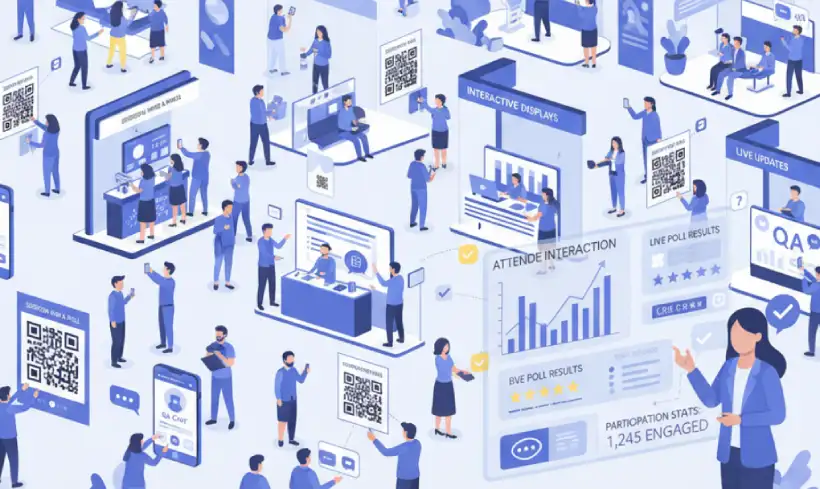Boost attendee interaction using event QR Codes