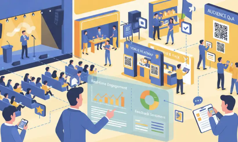 Track event engagement and performance via QR Codes