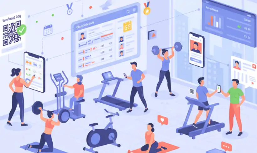 QR codes for workouts result traking