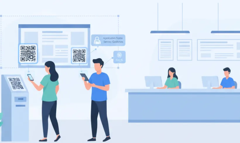 Access government services and forms using QR Codes