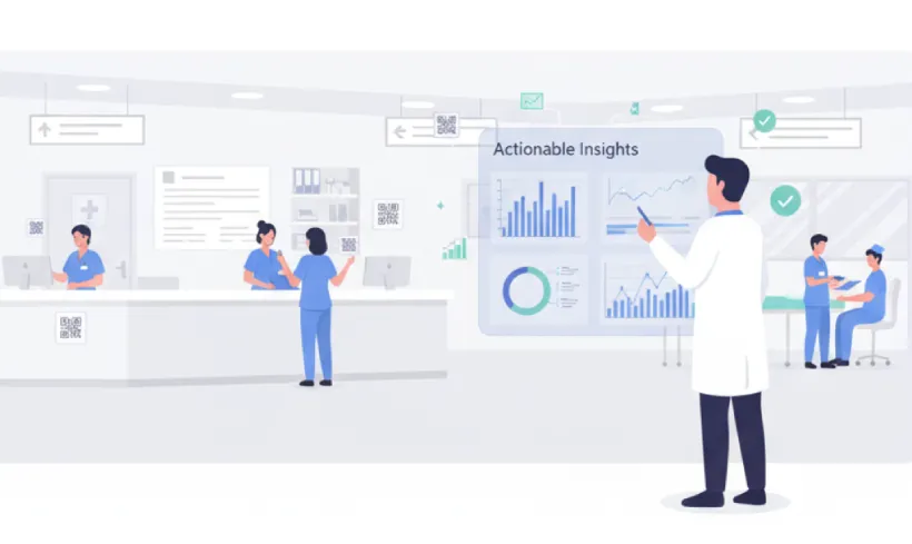 Track patient improvement with QR Code analytics in healthcare