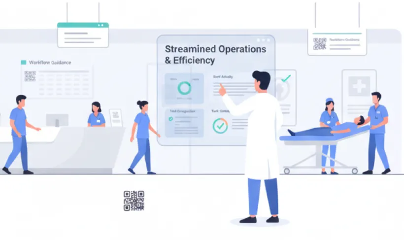 Improve hospital efficiency with QR Codes for doctors and staff