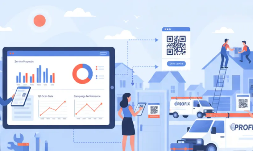 Collect feedback and track jobs with QR Code