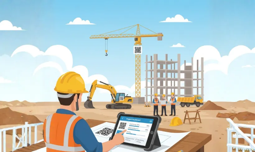 Track site analytics and workflows via QR Code