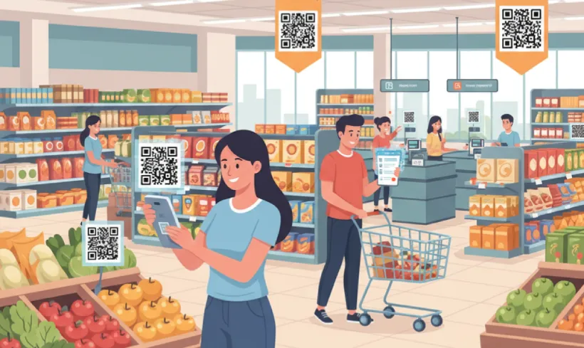 Access product details and ingredients via QR Code