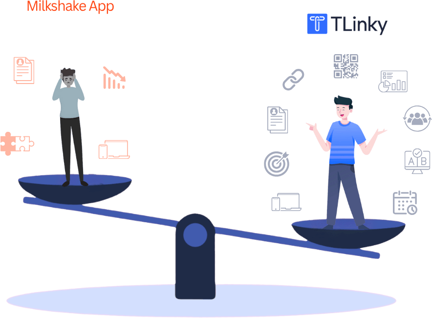 Milkshake App vs Tlinky