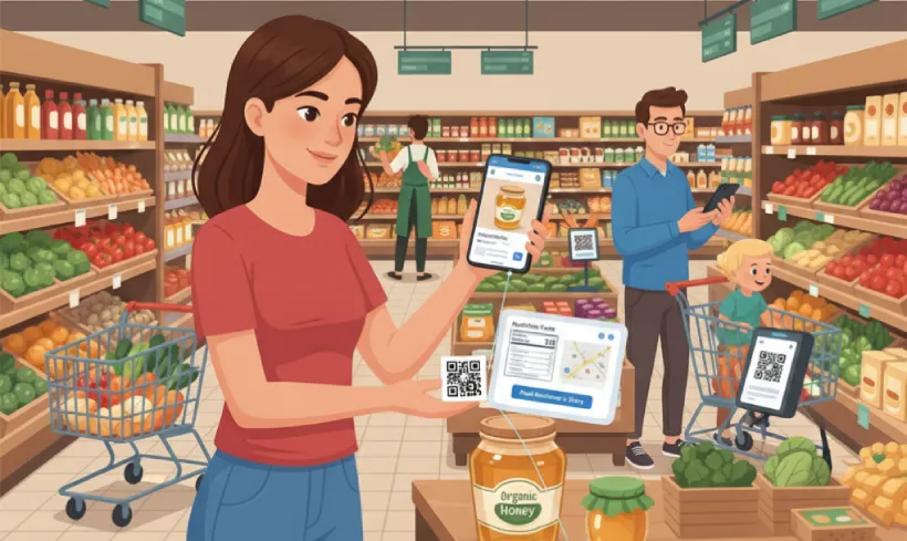 Claim discounts and deals using QR Code