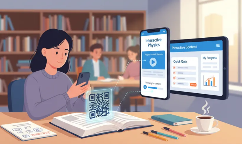 Access supplementary learning materials with QR Code