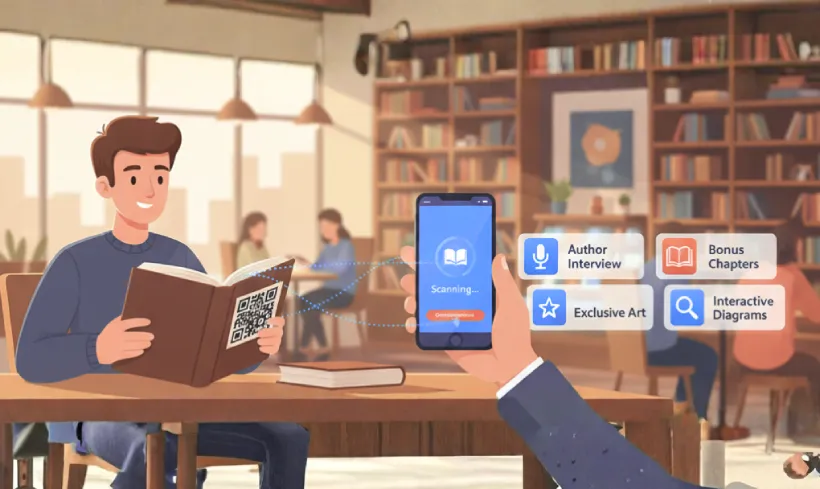 Extend stories with QR Code interactive content