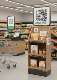 QR Code for Grocery Stores