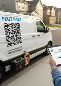 QR Code for Home Repairs Service
