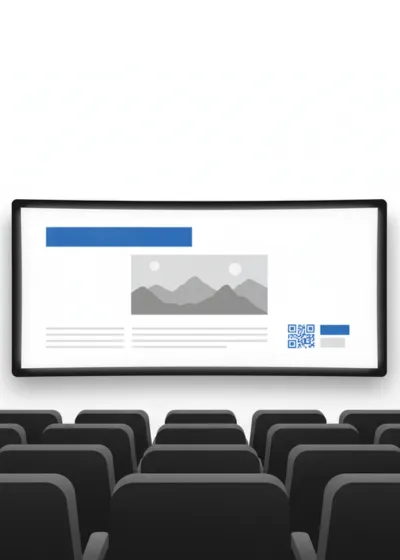 QR Codes on Cinema Advertising