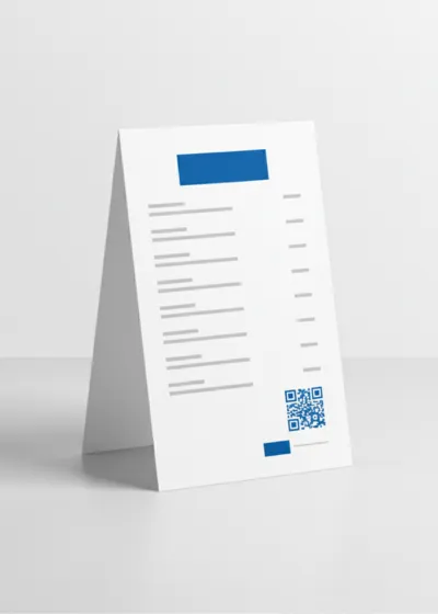 QR Codes on Menus