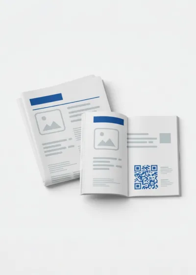 QR Codes on Newspapers & Magazines