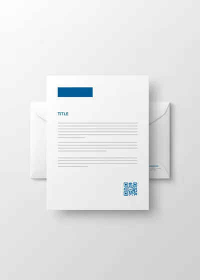 QR Codes on Stationery