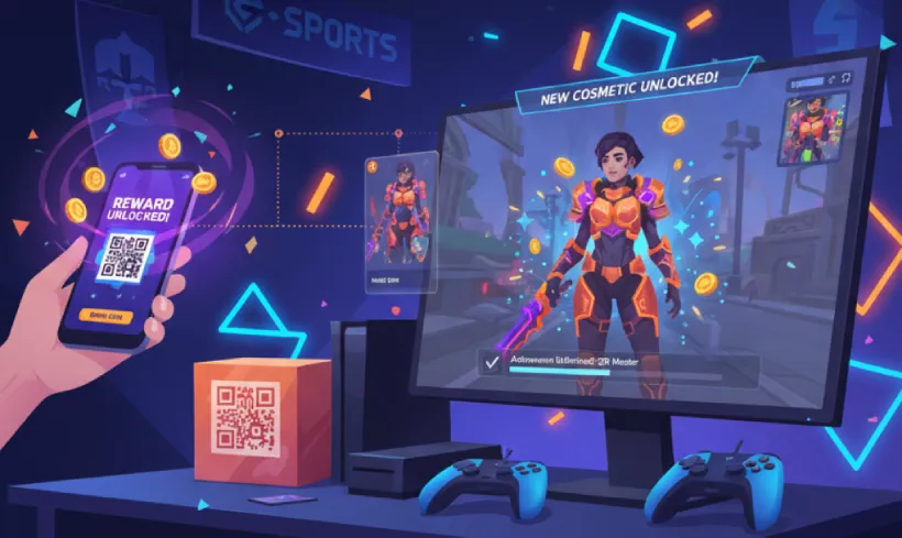 Unlock exclusive game rewards and bonus content via QR Codes