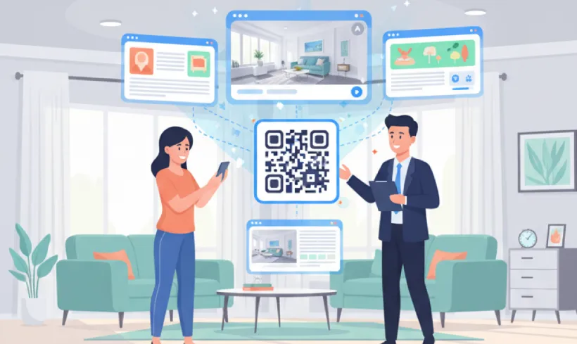Engage buyers with interactive property QR Codes
