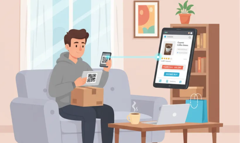 View product details instantly using QR Code