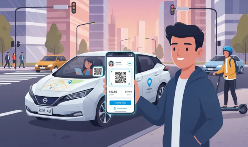 QR Codes for Ride Sharing