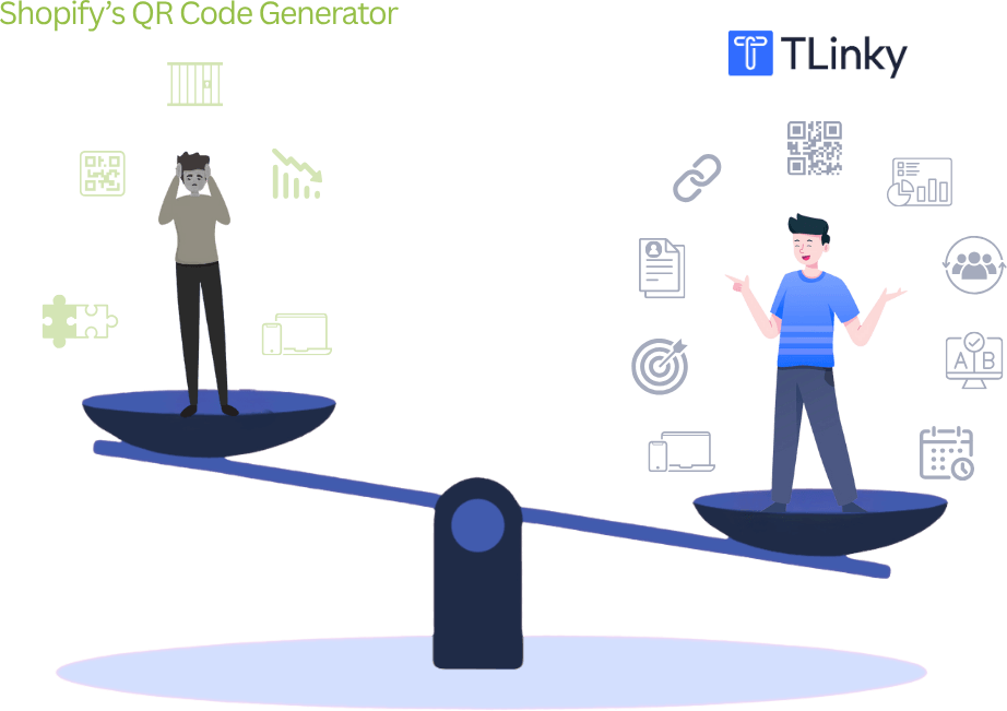 Shopify’s QR Code Generator vs TLinky
