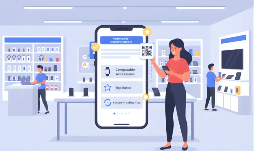 Get personalised tech recommendations with QR Code