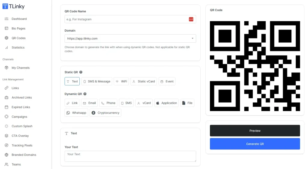 Free QR Code Generator