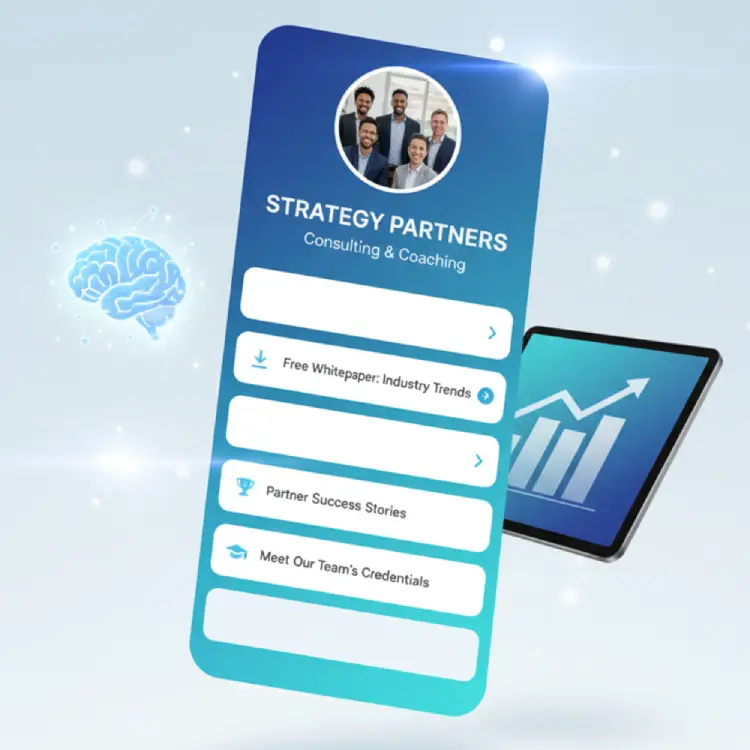 Link in bio for consulting and coaching firms