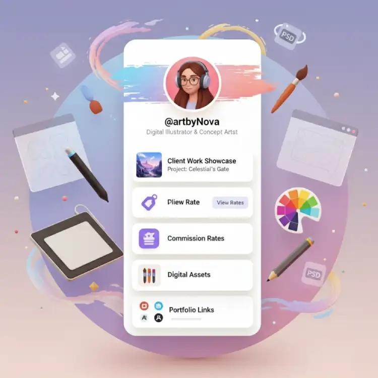 Link in bio for digital illustrators