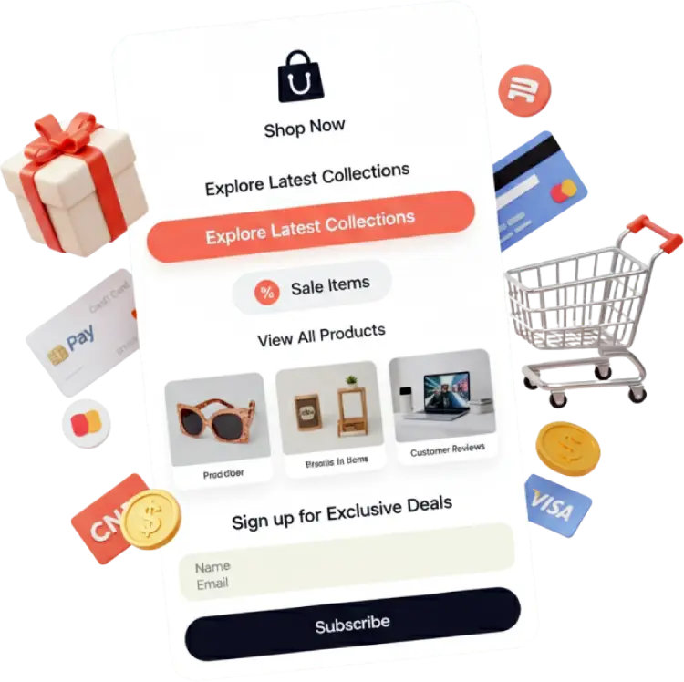 Link in bio for eCommerce store