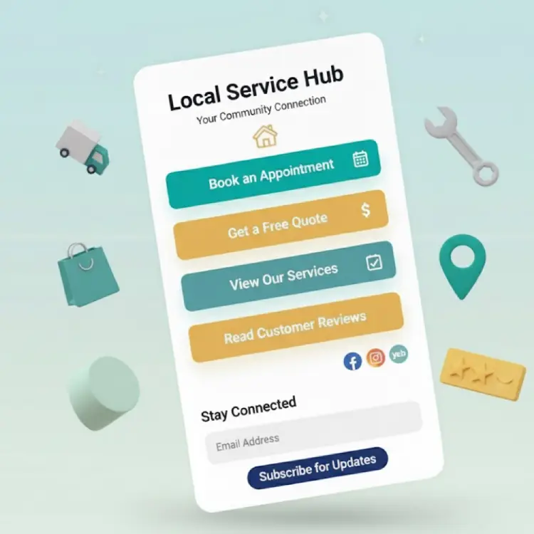 Link in bio for local service businesses