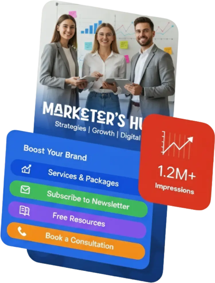 Link in bio for marketers