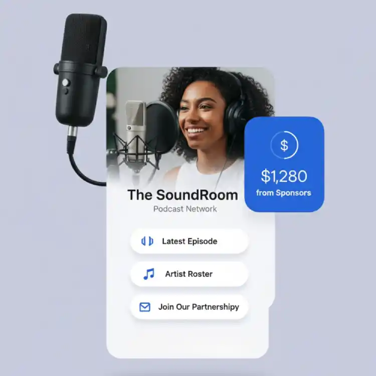 Link in bio for podcasters