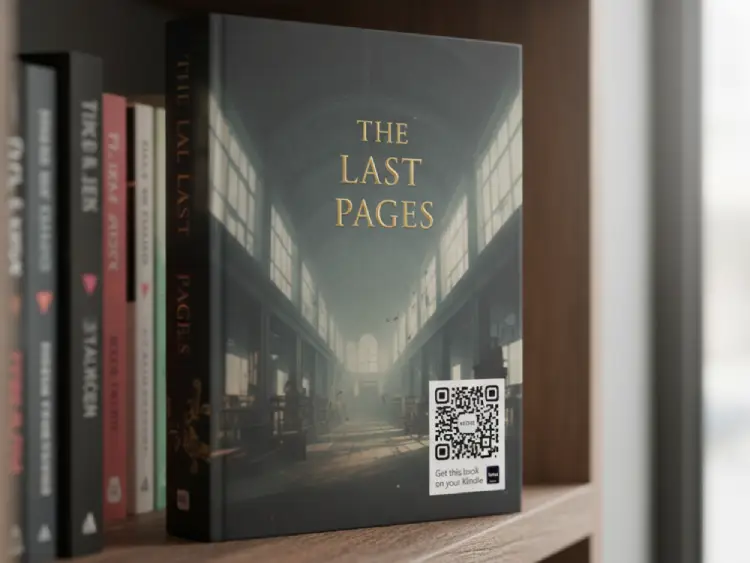 Book with QR Code for audio version