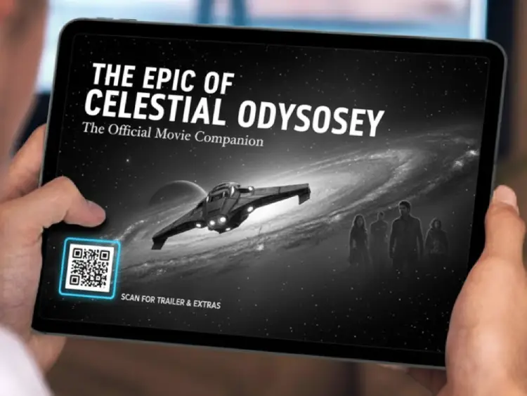 Movie eBook with QR Code for trailers or bonus content