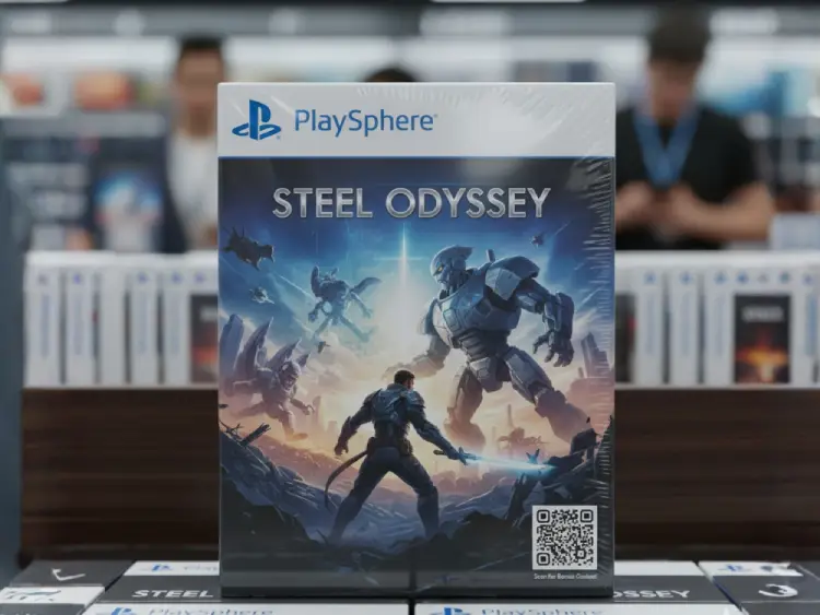 Video game box packaging with QR Code for bonus content