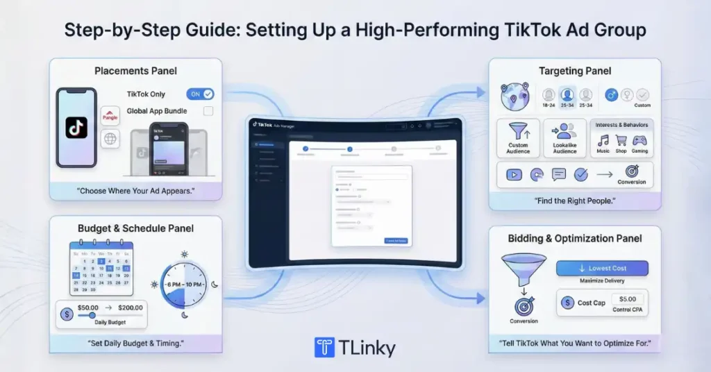 Setting Up TikTok Ad Group